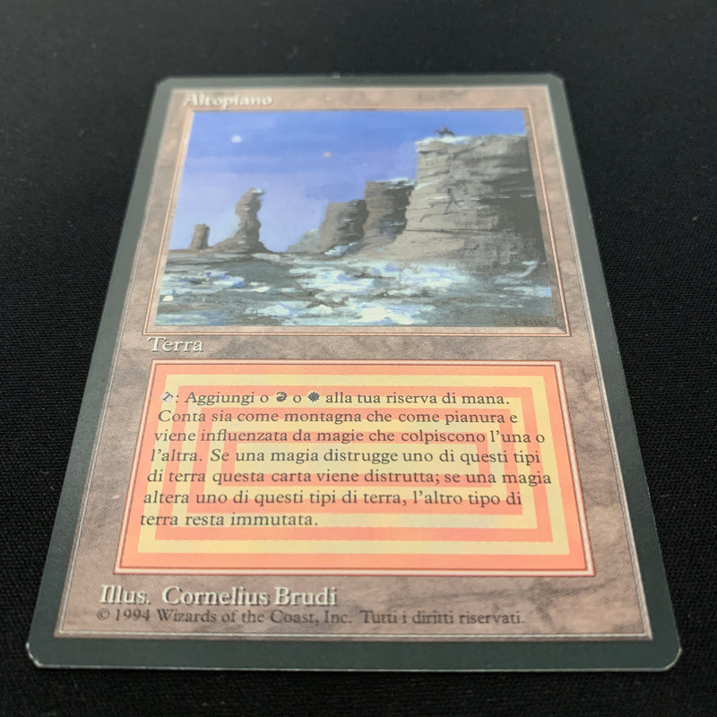 Magic the Gathering Plateau - Foreign Black Bordered - Italian 