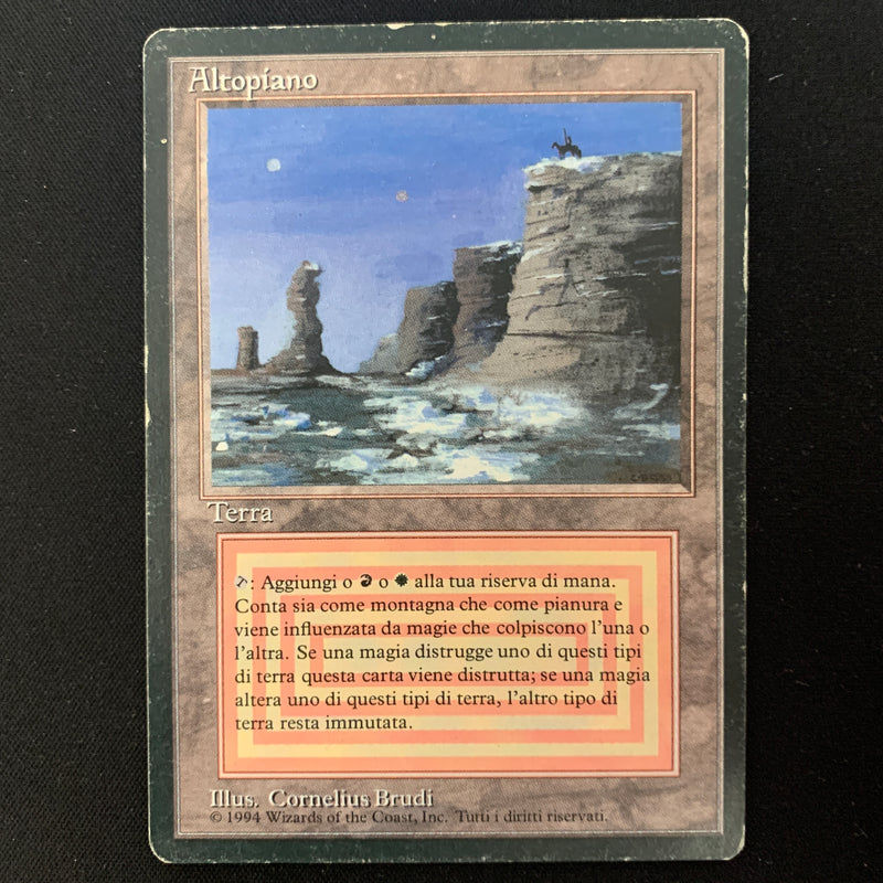 Magic the Gathering Plateau - Foreign Black Bordered - Italian PL - 24495