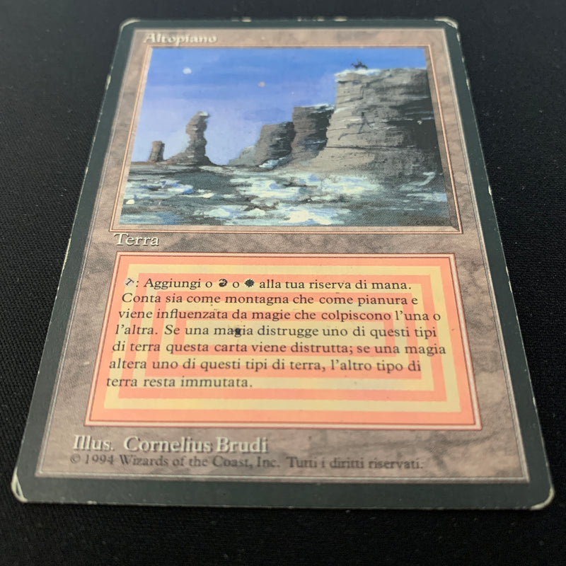 Magic the Gathering Plateau - Foreign Black Bordered - Italian 