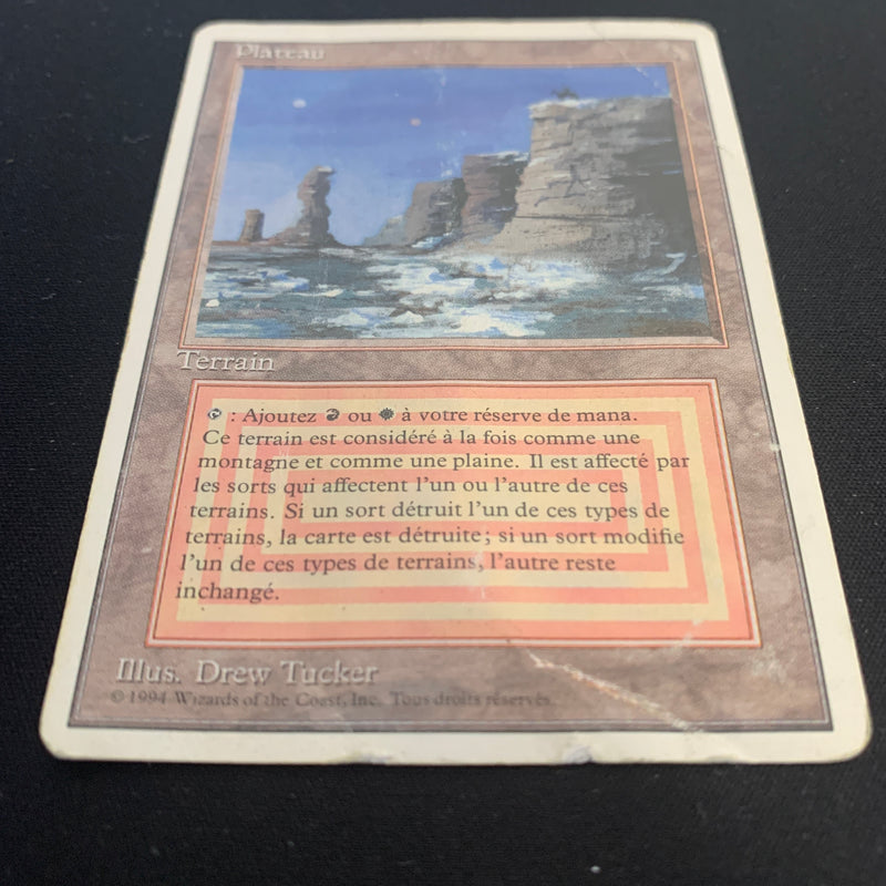 Magic the Gathering Plateau - Foreign White Bordered - French 