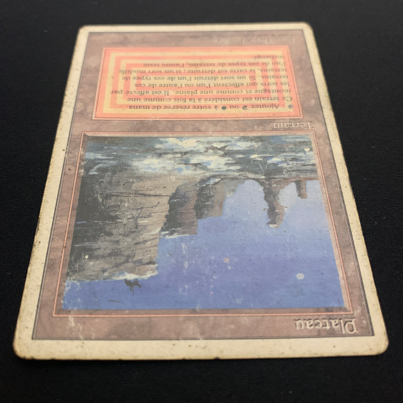 Magic the Gathering Plateau - Foreign White Bordered - French 