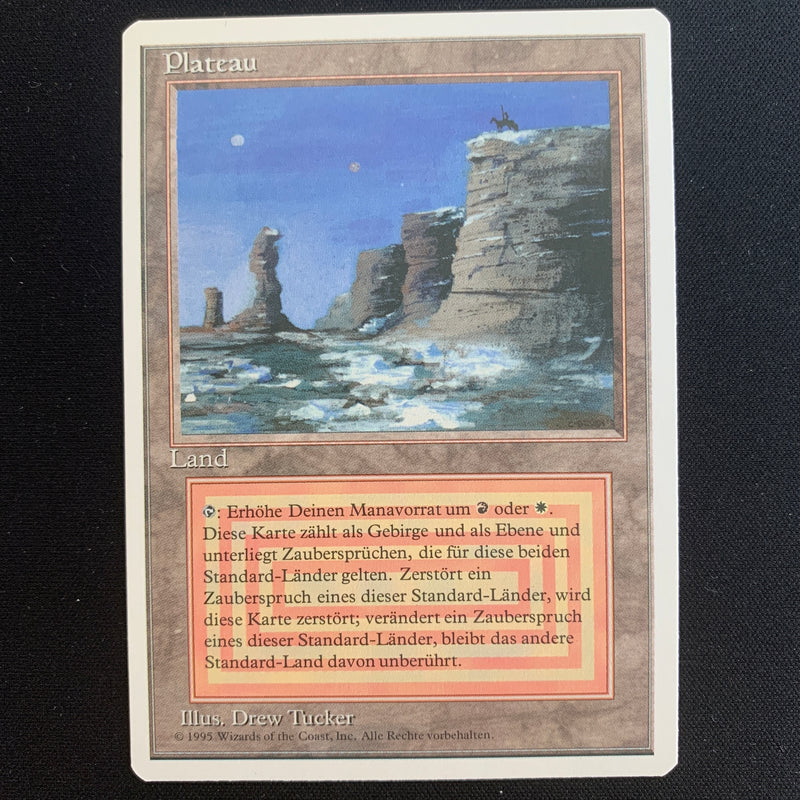 Magic the Gathering Plateau - Foreign White Bordered - German 