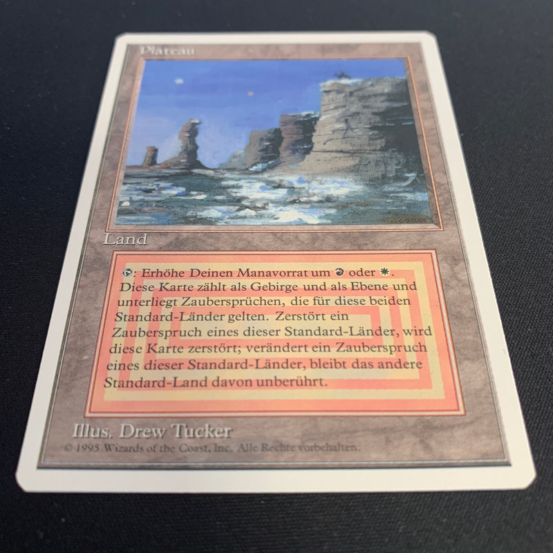 Magic the Gathering Plateau - Foreign White Bordered - German 