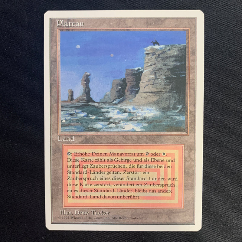 Magic the Gathering Plateau - Foreign White Bordered - German 