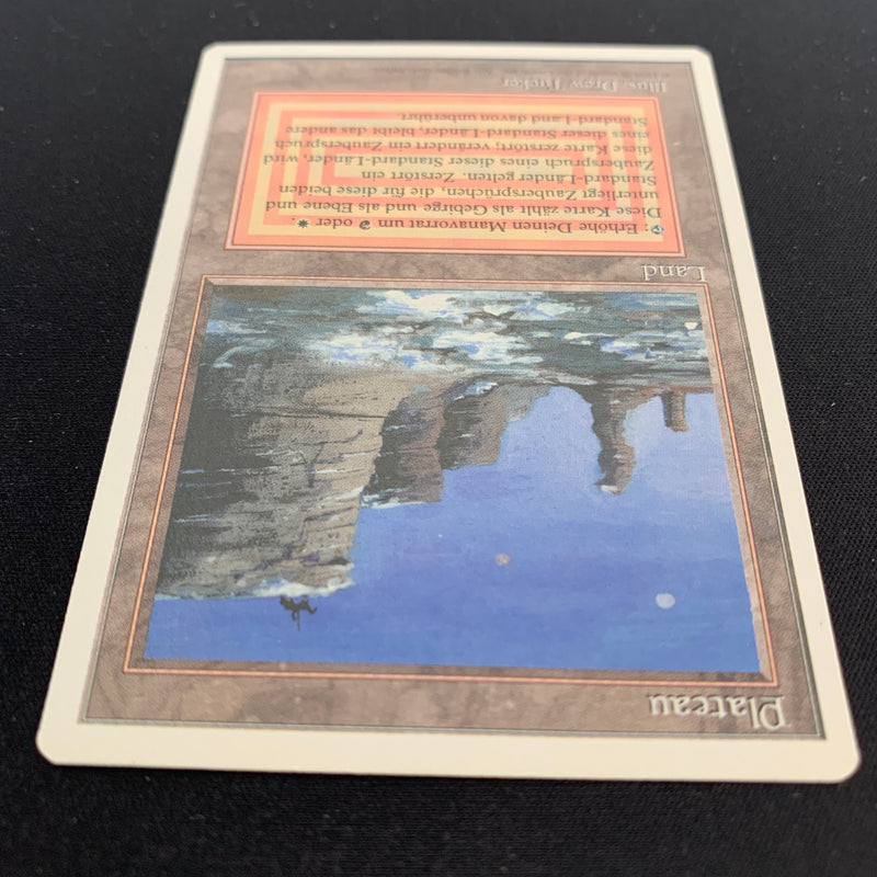 Magic the Gathering Plateau - Foreign White Bordered - German 