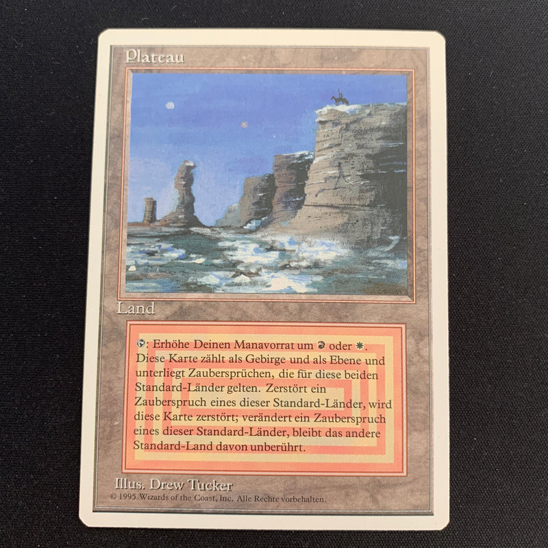 Magic the Gathering Plateau - Foreign White Bordered - German 