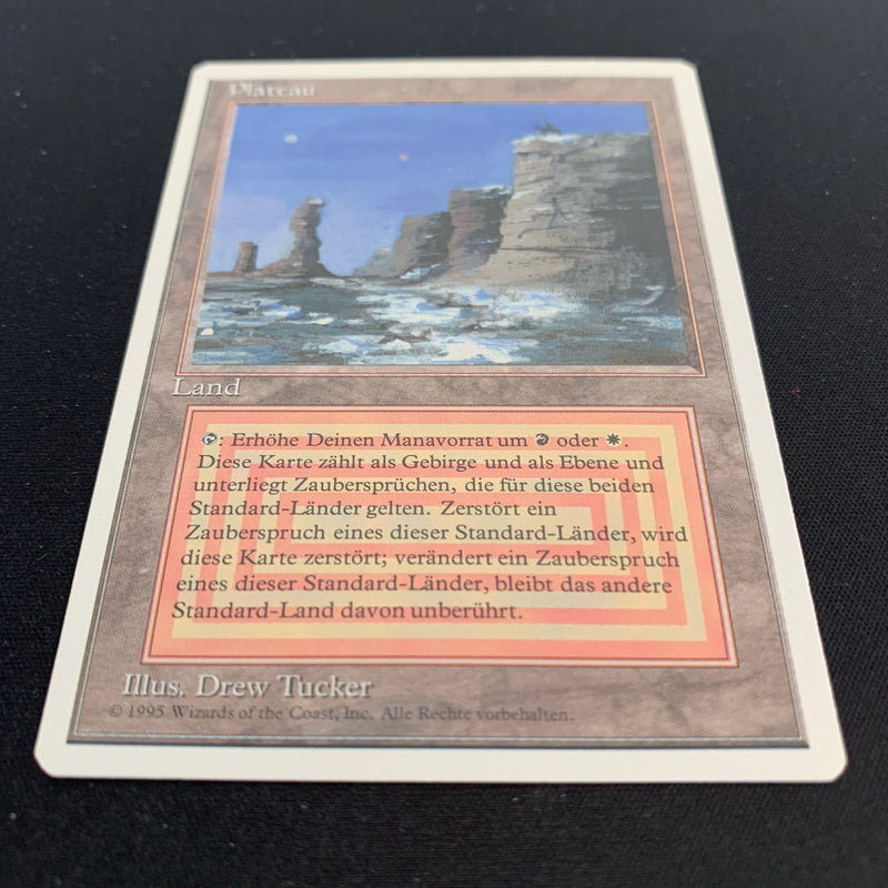 Magic the Gathering Plateau - Foreign White Bordered - German 