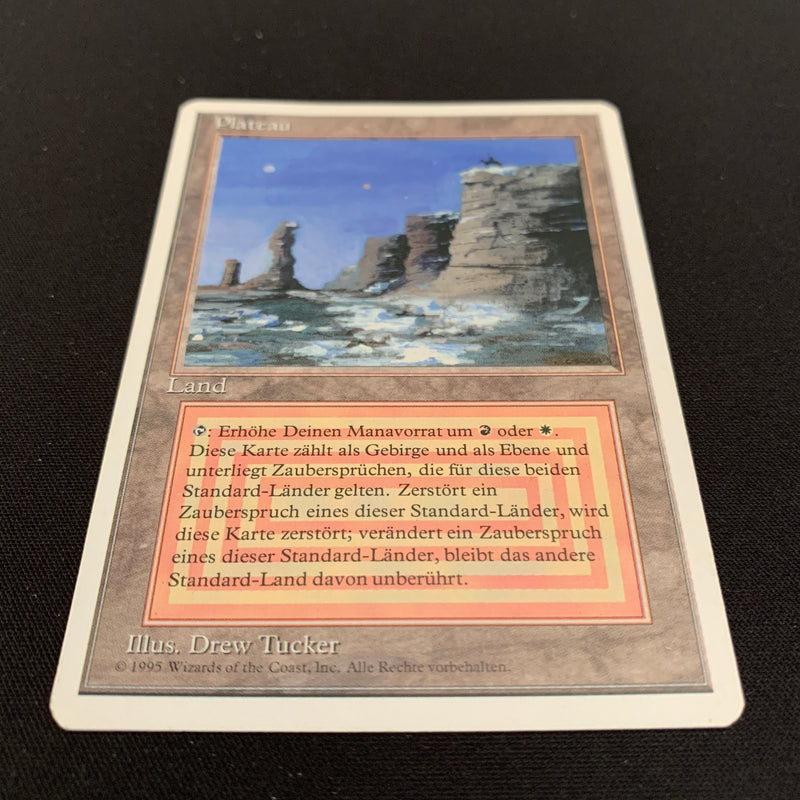 Magic the Gathering Plateau - Foreign White Bordered - German 