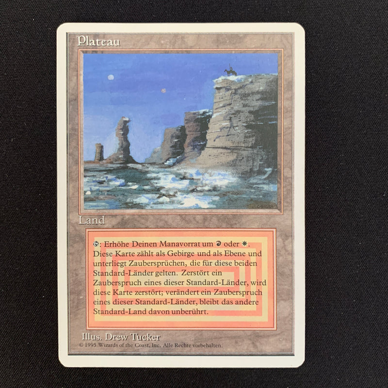 Magic the Gathering Plateau - Foreign White Bordered - German 