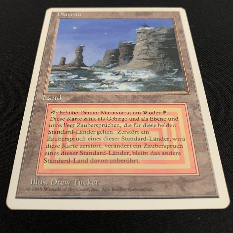 Magic the Gathering Plateau - Foreign White Bordered - German 