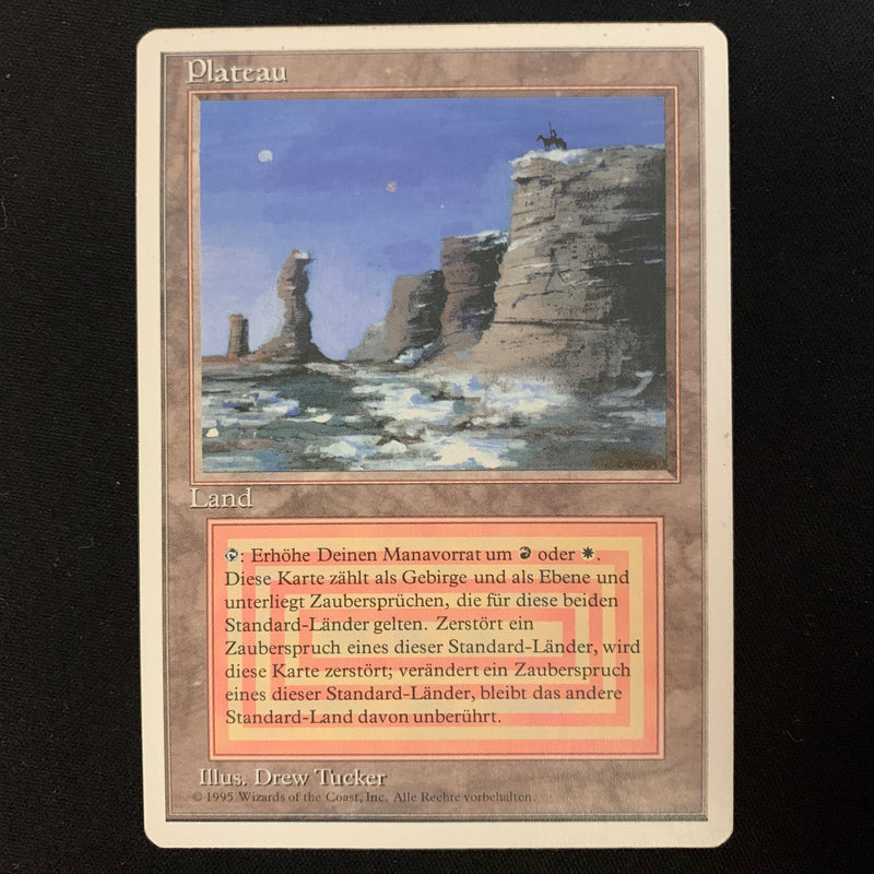 Magic the Gathering Plateau - Foreign White Bordered - German 