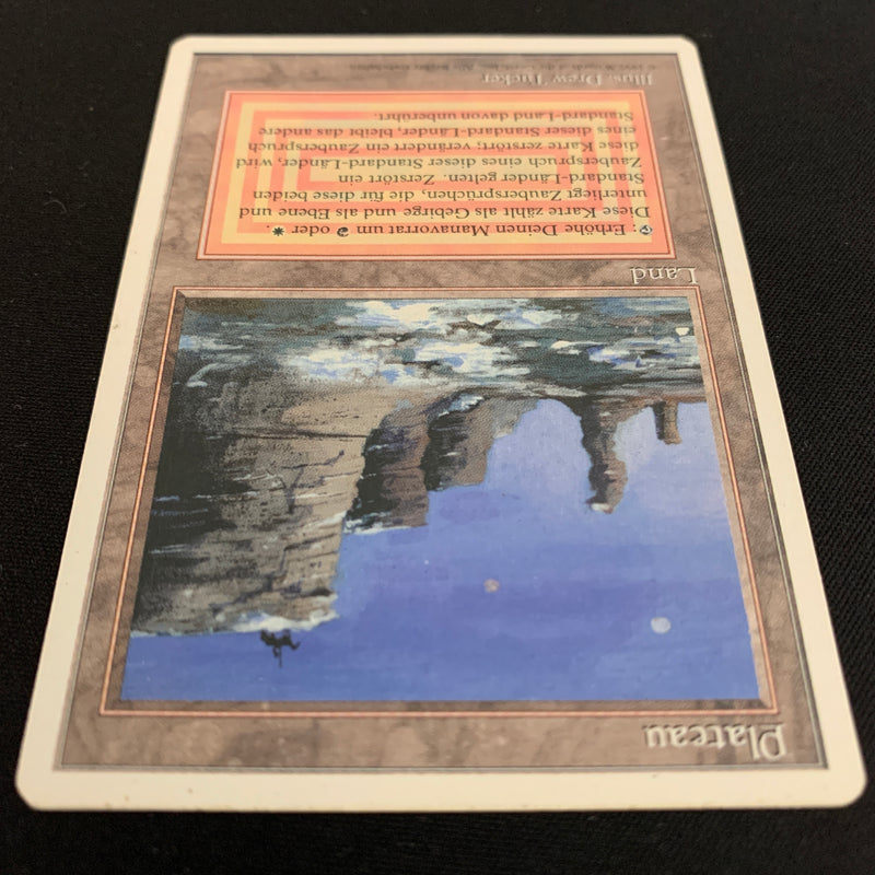 Magic the Gathering Plateau - Foreign White Bordered - German 