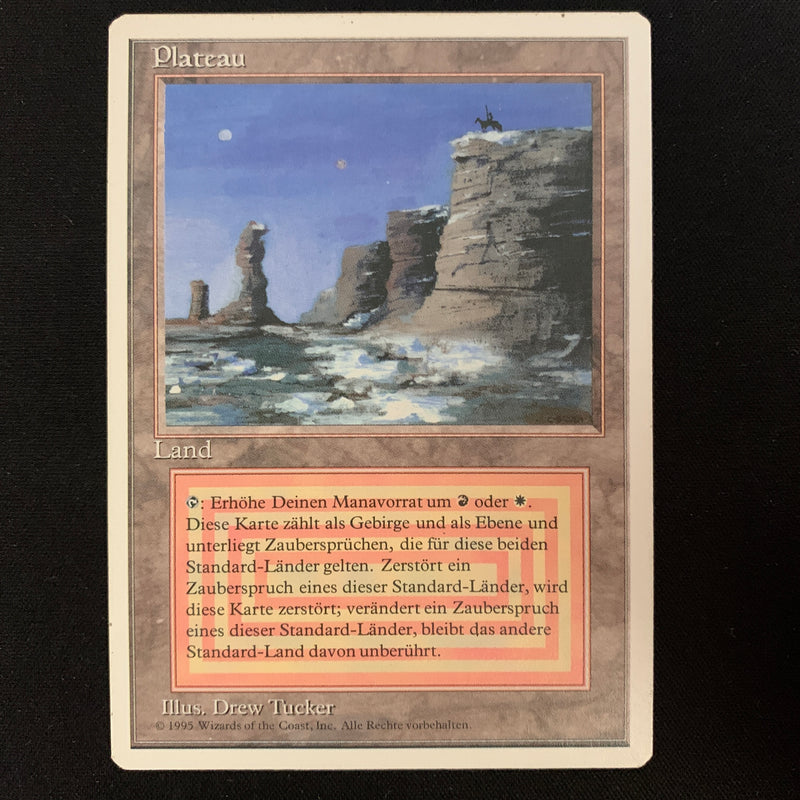 Magic the Gathering Plateau - Foreign White Bordered - German 