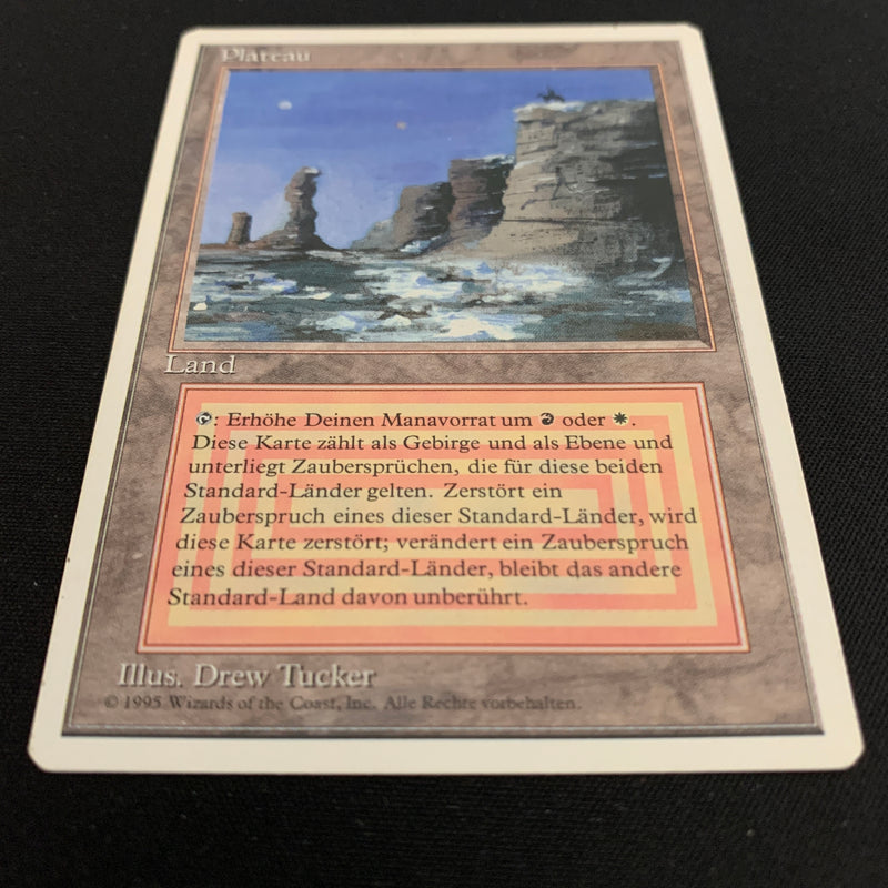 Magic the Gathering Plateau - Foreign White Bordered - German 