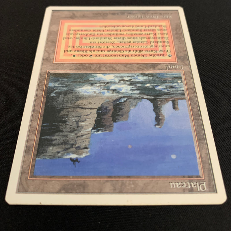 Magic the Gathering Plateau - Foreign White Bordered - German 