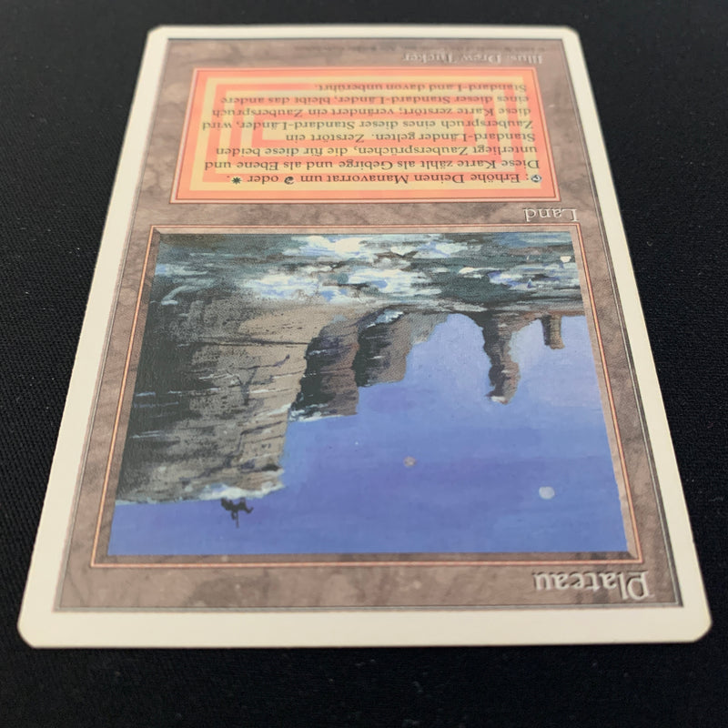 Magic the Gathering Plateau - Foreign White Bordered - German 