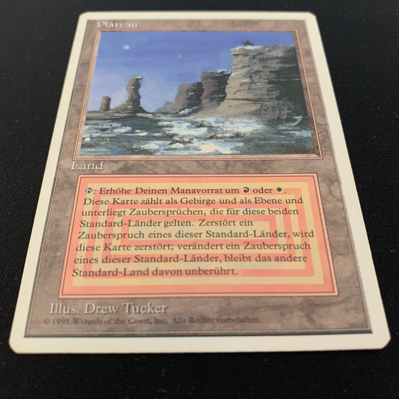 Magic the Gathering Plateau - Foreign White Bordered - German 