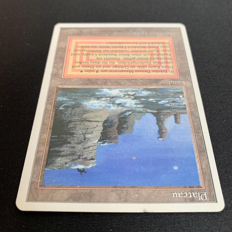 Magic the Gathering Plateau - Foreign White Bordered - German 