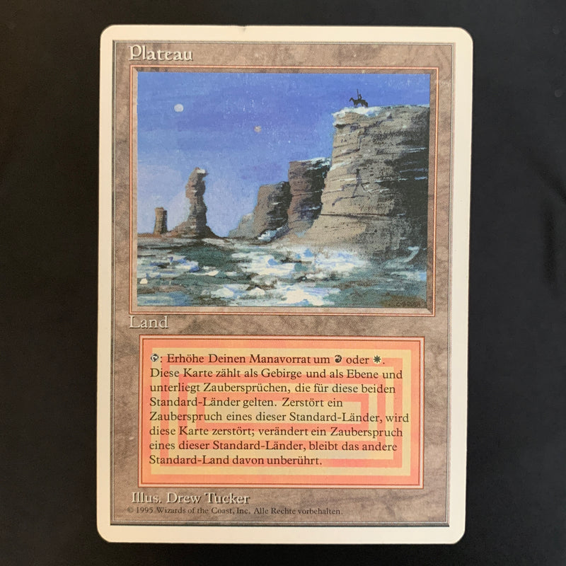 Magic the Gathering Plateau - Foreign White Bordered - German 