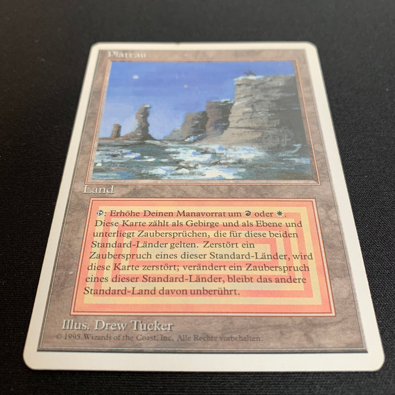 Magic the Gathering Plateau - Foreign White Bordered - German 