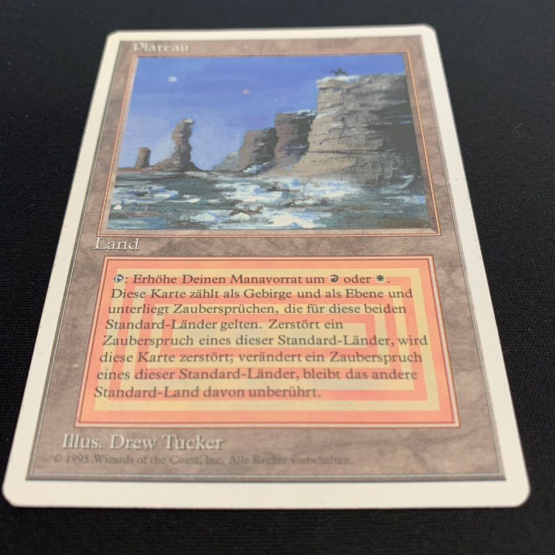 Magic the Gathering Plateau - Foreign White Bordered - German 