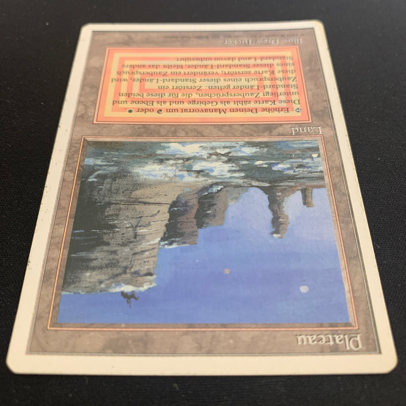 Magic the Gathering Plateau - Foreign White Bordered - German 