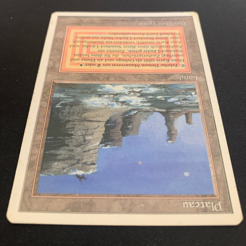 Magic the Gathering Plateau - Foreign White Bordered - German 