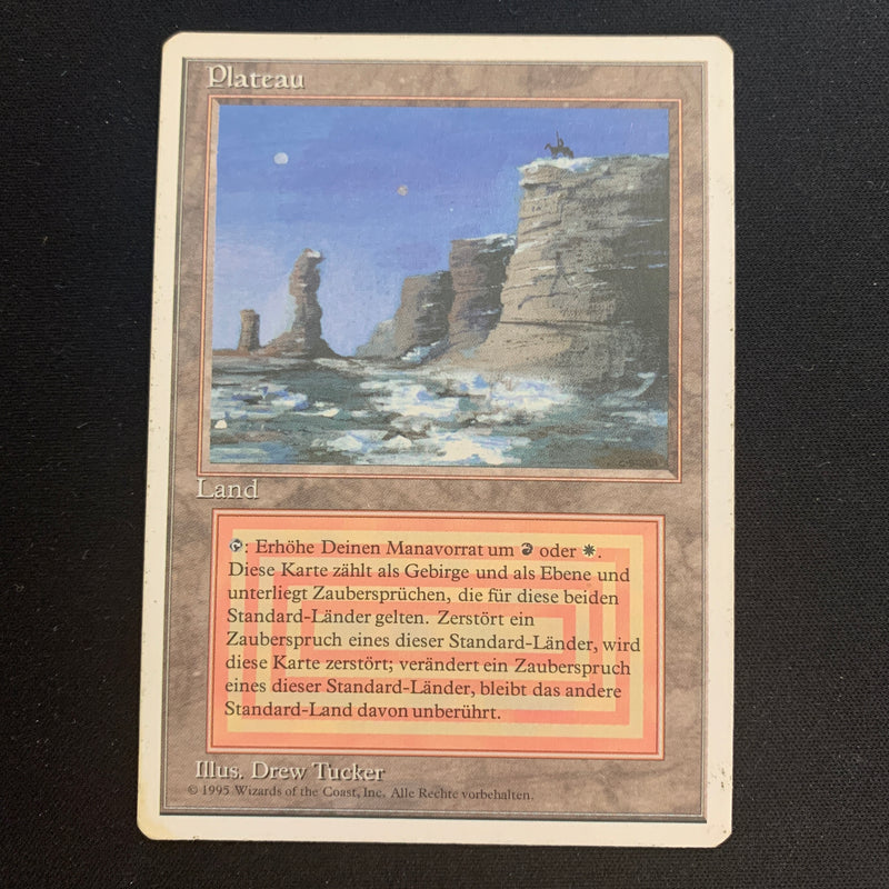 Magic the Gathering Plateau - Foreign White Bordered - German 