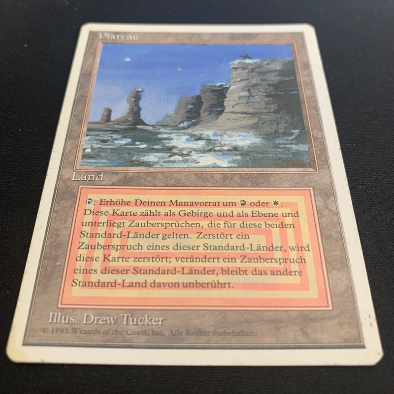 Magic the Gathering Plateau - Foreign White Bordered - German 