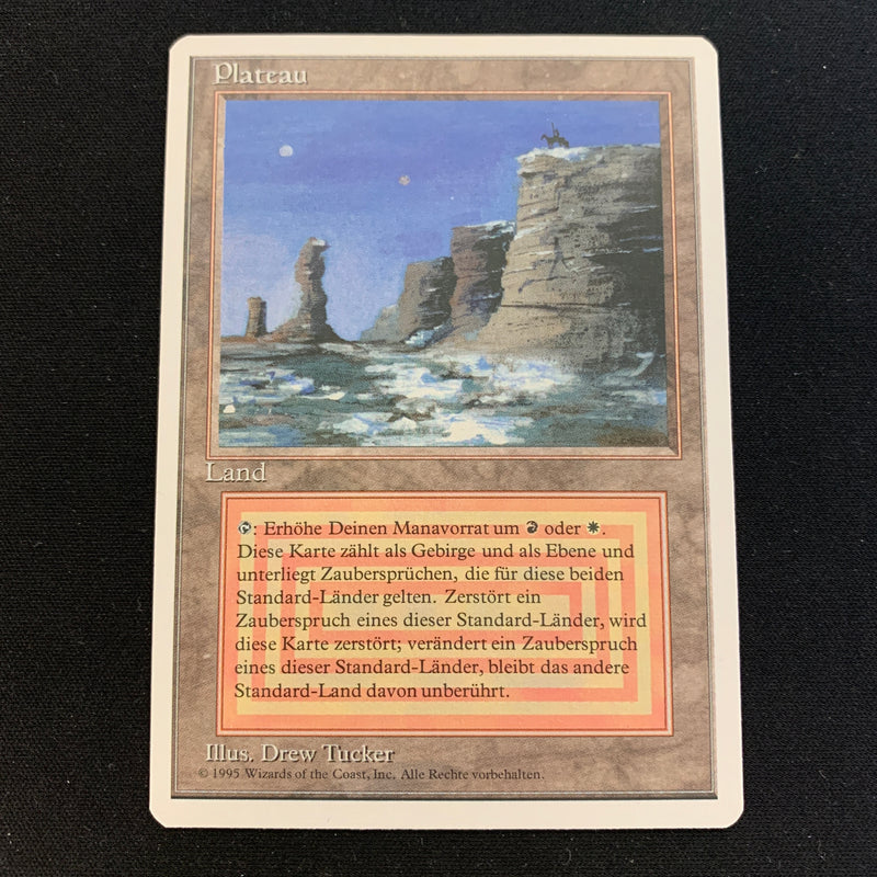 Magic the Gathering Plateau - Foreign White Bordered - German 