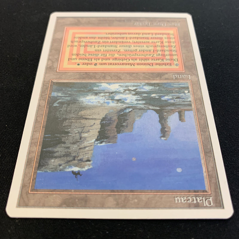 Magic the Gathering Plateau - Foreign White Bordered - German 