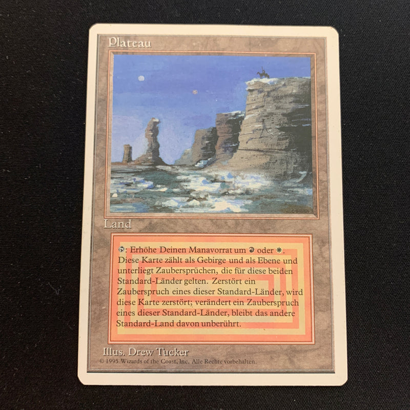 Magic the Gathering Plateau - Foreign White Bordered - German 