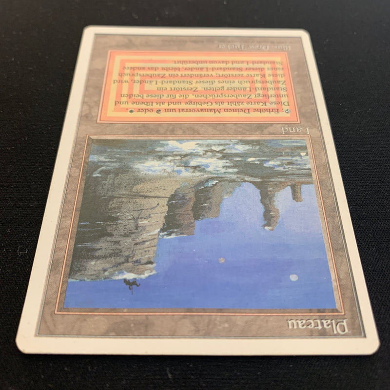 Magic the Gathering Plateau - Foreign White Bordered - German 