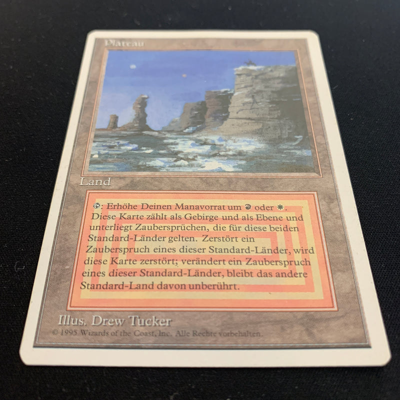 Magic the Gathering Plateau - Foreign White Bordered - German 