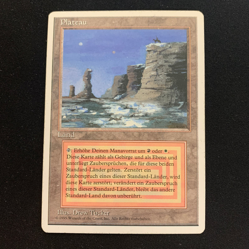 Magic the Gathering Plateau - Foreign White Bordered - German 