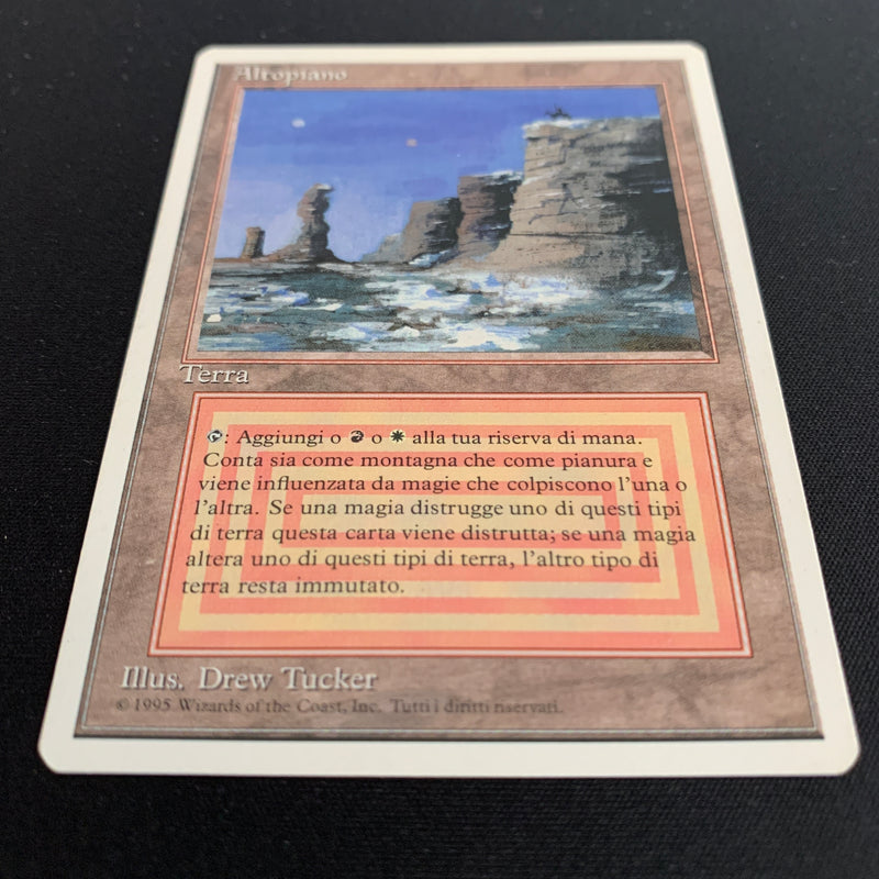 Magic the Gathering Plateau - Foreign White Bordered - Italian 