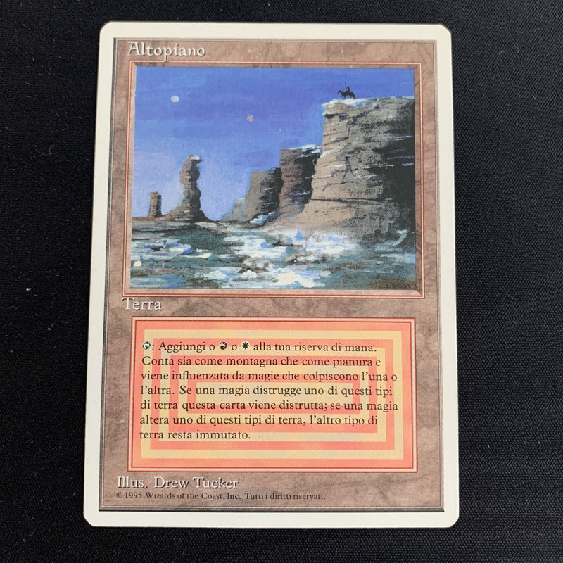 Magic the Gathering Plateau - Foreign White Bordered - Italian 