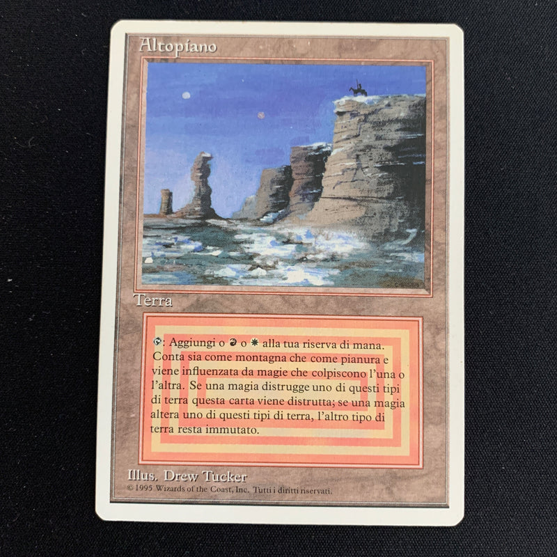 Magic the Gathering Plateau - Foreign White Bordered - Italian 