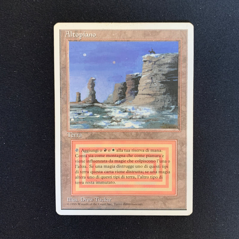 Magic the Gathering Plateau - Foreign White Bordered - Italian 