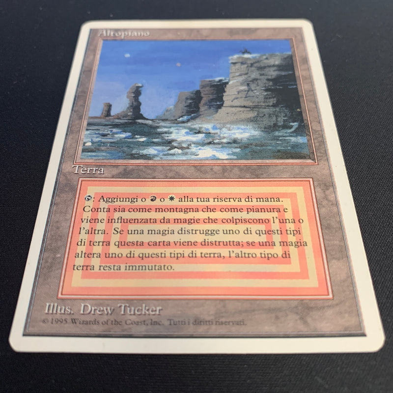 Magic the Gathering Plateau - Foreign White Bordered - Italian 