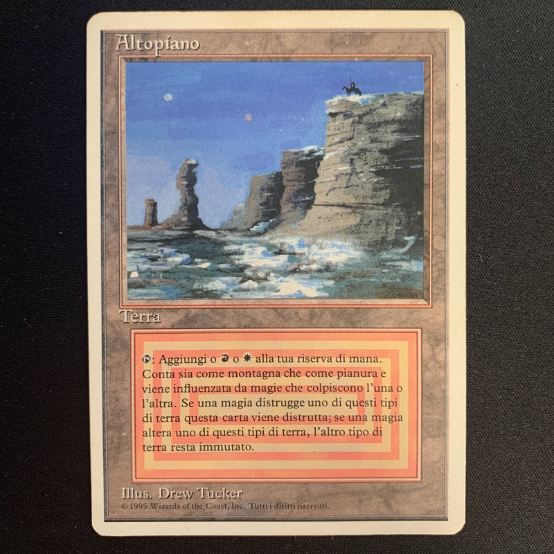 Magic the Gathering Plateau - Foreign White Bordered - Italian 