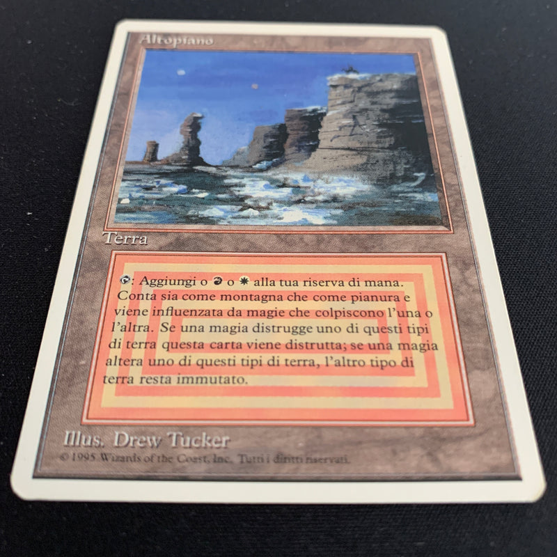 Magic the Gathering Plateau - Foreign White Bordered - Italian 