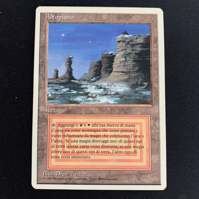 Magic the Gathering Plateau - Foreign White Bordered - Italian 