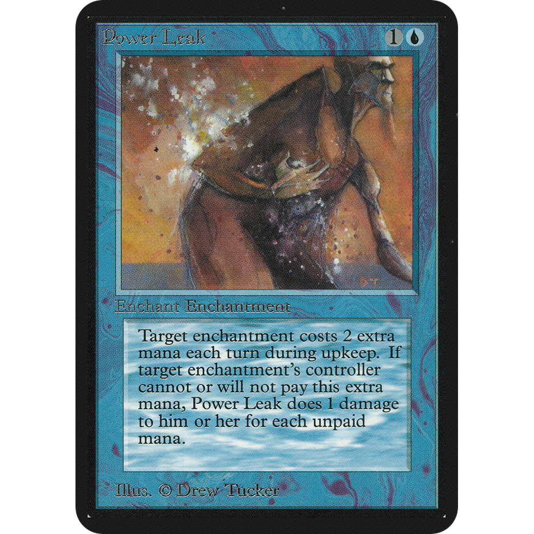 MTG Singles - Power Leak - Alpha - NM