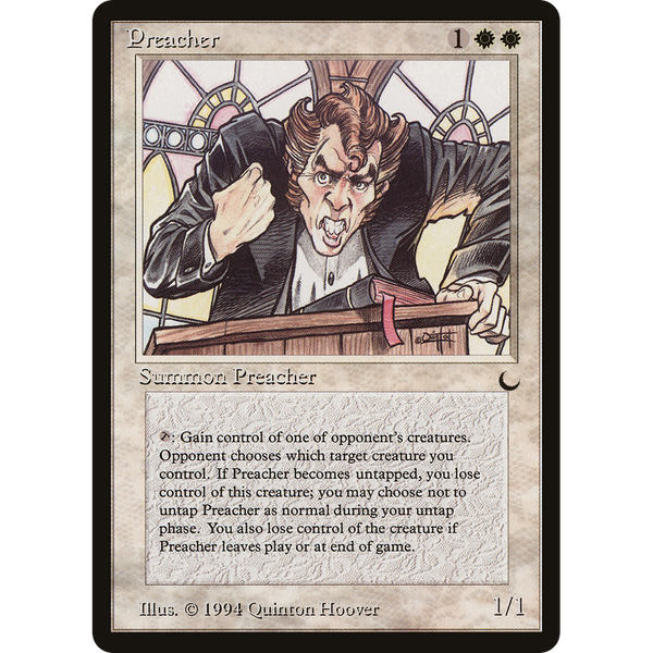 Magic the Gathering Preacher - The Dark NM