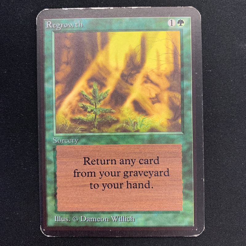 Magic the Gathering Regrowth - Alpha 