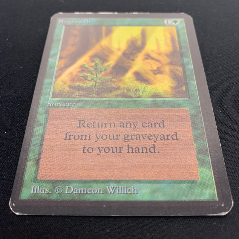 Magic the Gathering Regrowth - Alpha 