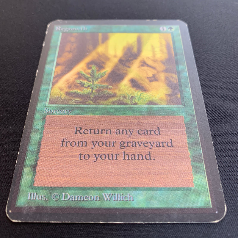 Magic the Gathering Regrowth - Alpha 