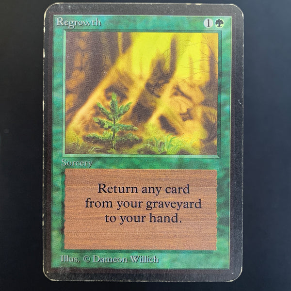 Magic the Gathering Regrowth - Alpha 