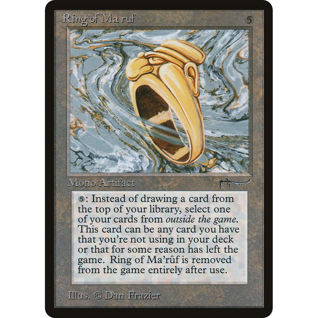 MTG Singles - Ring of Ma'ruf - Arabian Nights - NM